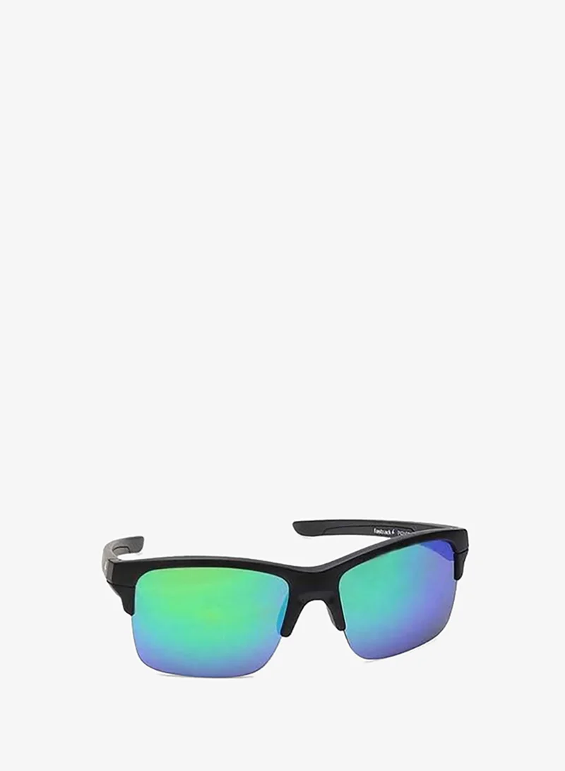 fastrack Black Rectangle Men Sunglasses (P421GR1)