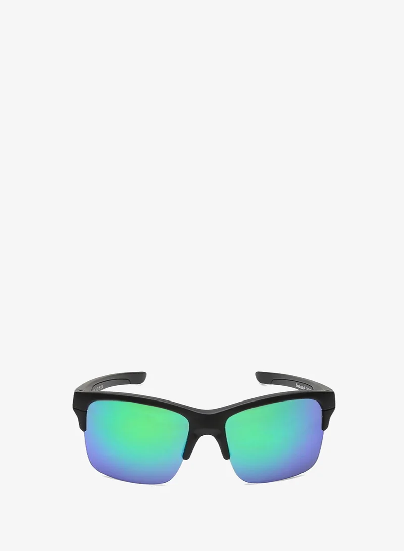 fastrack Black Rectangle Men Sunglasses (P421GR1)