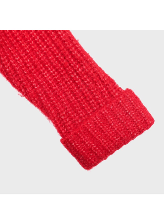Zara korean Chic Style Kids' Solid High-neck Long Sleeve Soft Chunky Knit Sweater - Image 5