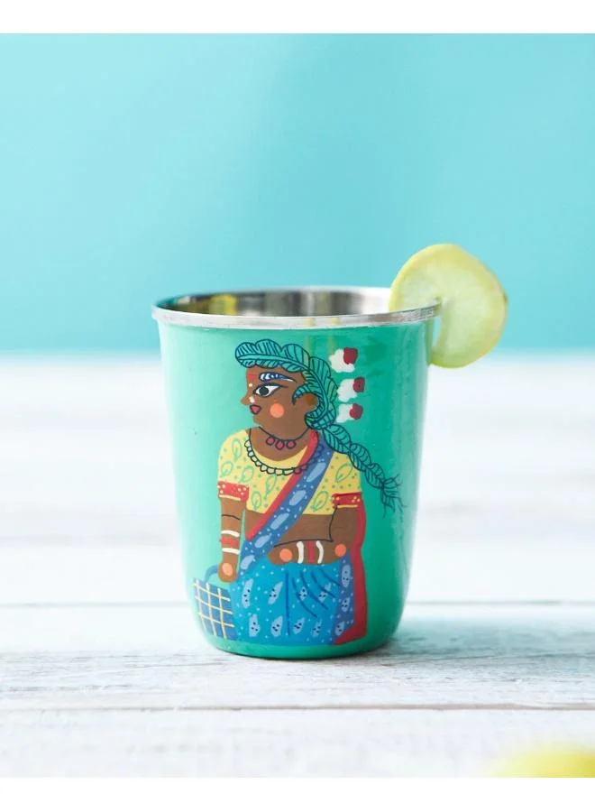 Chumbak Flower Lady Tumbler-Small