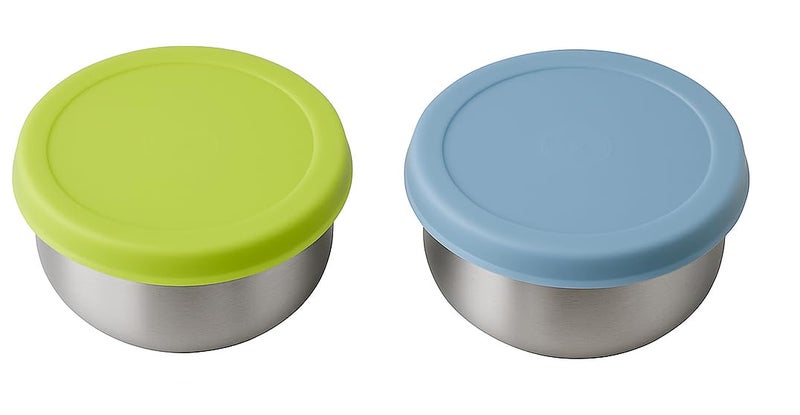 sunlife - Stainless Steel Chutney Dabba Set - Durable Food-Grade Plastic Lids, Perfect Small Size Containers for Chutney, Salad, Dips & Pickle (Style-75 (100ml Each), Pack Of 2) - Image 1