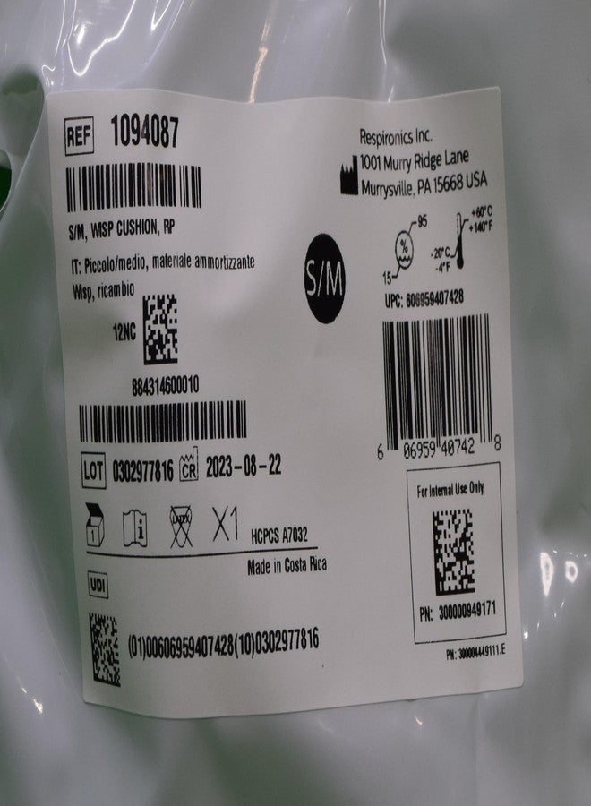 Respironics وسادة استبدال قناع الأنف Wisp (وسادة صغيرة/متوسطة) من فيليبس ريسبيرونيكس - Image 2