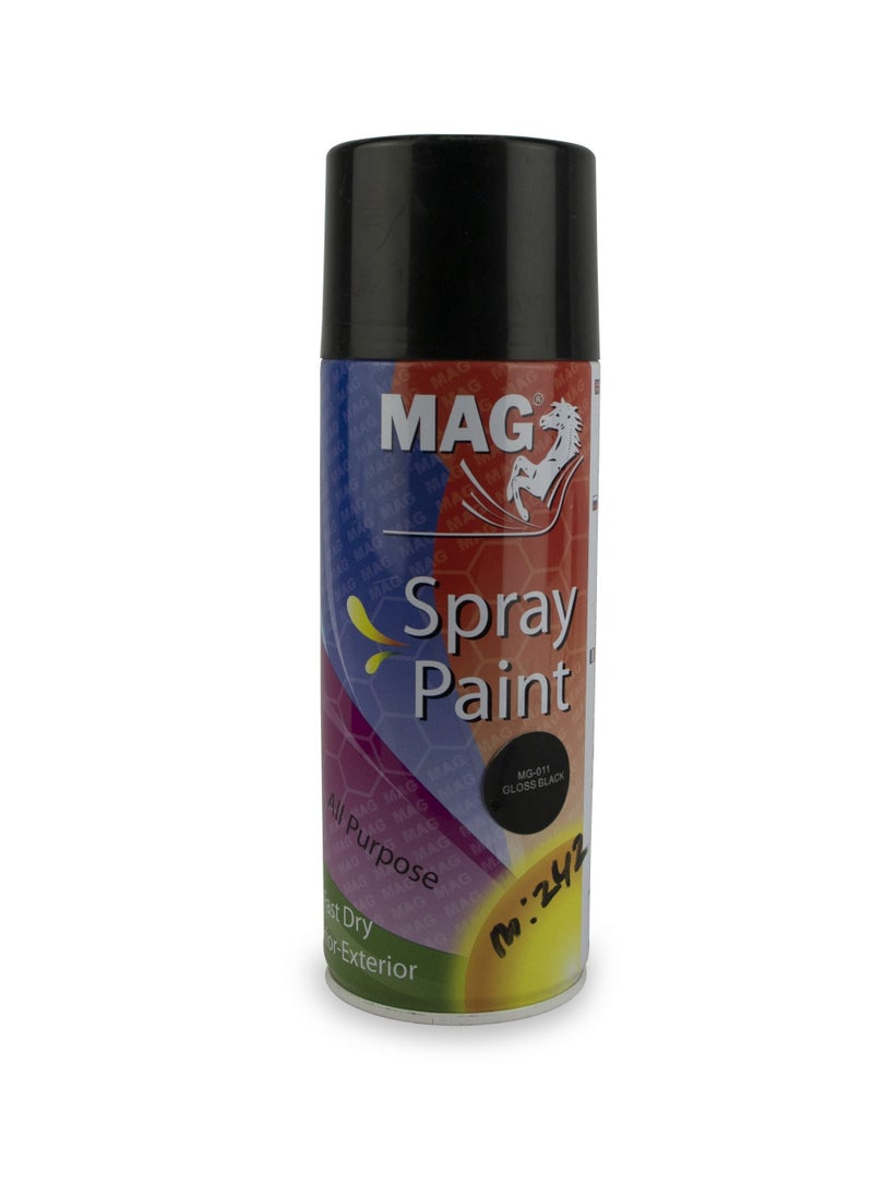 MAG - SPRAY PAINT BLACK COLOR - Image 1