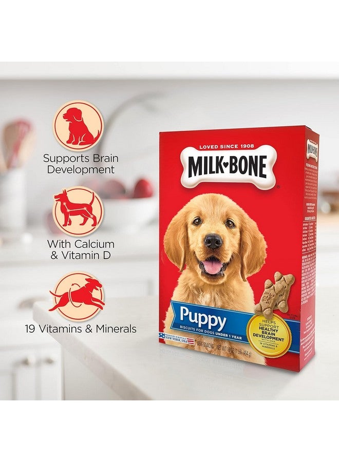 MILK-BONE Original Dog Treats For Puppies, 16 Ounce (Pack Of 6), Dha Helps Support Healthy Brain Development - Image 2
