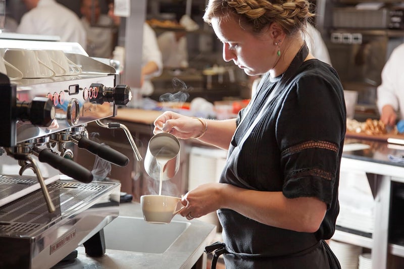 notNeutral LINO Porcelain Cup  Saucer Large Latte 12 oz White 2 - Image 2