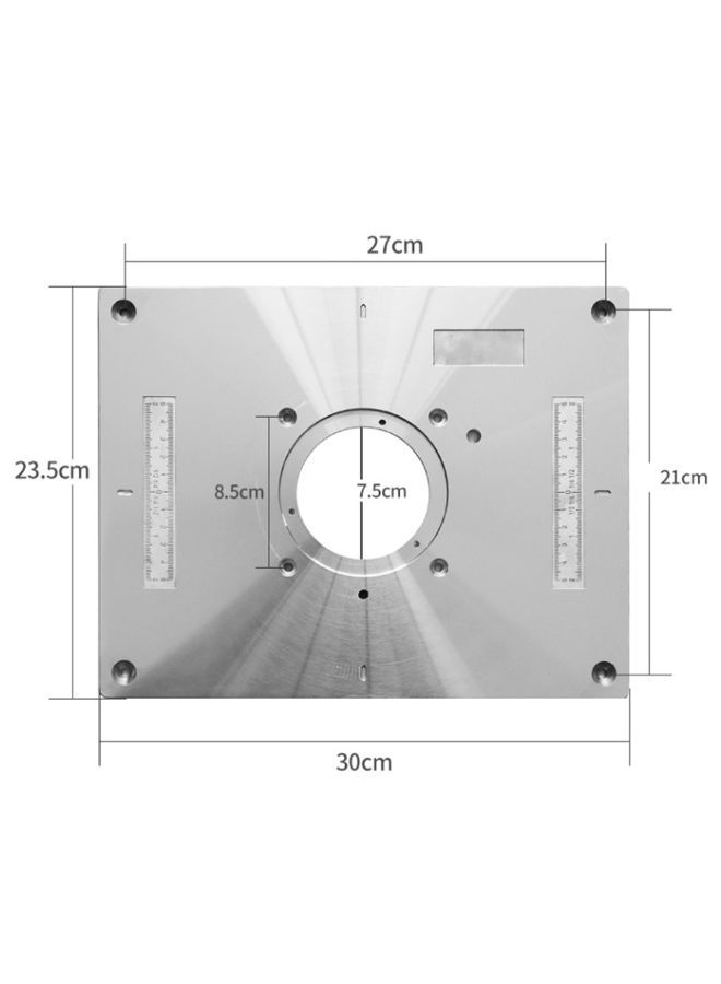 نيبمينينت لوحة تثبّت على الطاولة لماكينة الحفر والتخديد متعدد الألوان 1.3كجم - Image 5