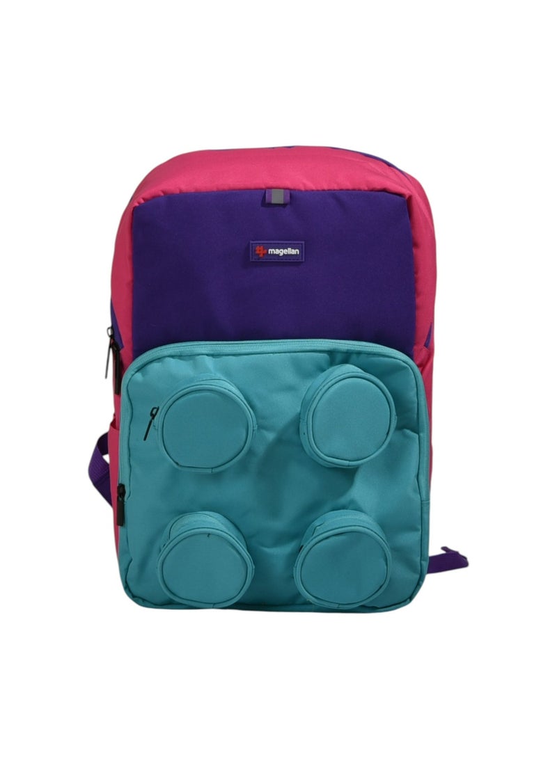 MAGELLAN School Backpack XSB24753 | 17.5 Inch Student Backpack | Lightweight School, College & Travel Bag - Image 1
