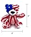 Aeisage USA Bear American National Flag Stuffed Toy Plush Animal Bears 8 Inch Souvenir Gifts for Kids - Image 4