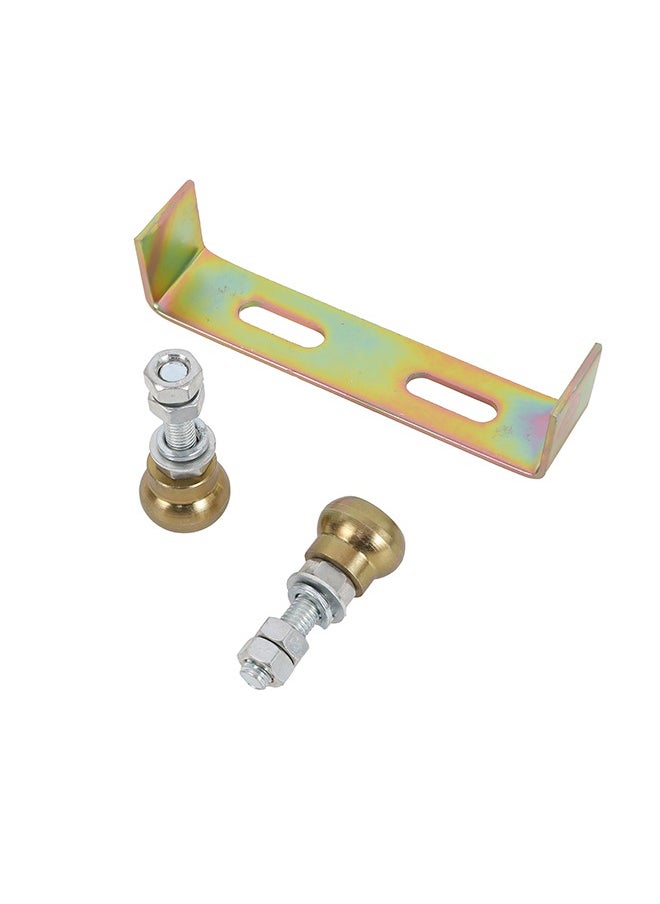 LAWAZIM Sliding Door Roller - Golden Head - Adjustable Dual Rollers for Sliding Gates, Doors Durable Gate Guide Roller with Wall Mount Bracket Indoor/Outdoor Use Anti-Tilt Design for Smooth Operation  - Image 5
