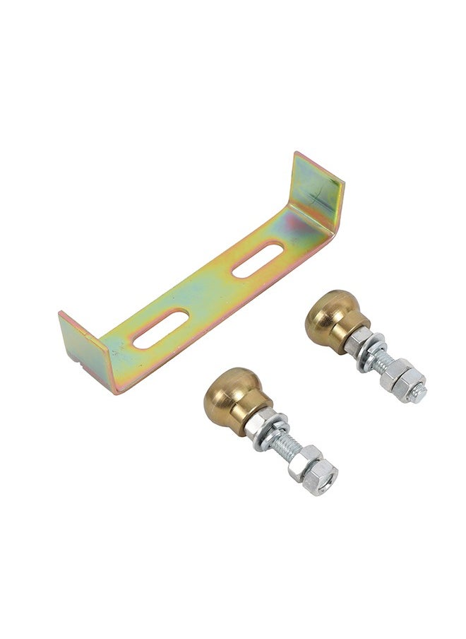 LAWAZIM Sliding Door Roller - Golden Head - Adjustable Dual Rollers for Sliding Gates, Doors Durable Gate Guide Roller with Wall Mount Bracket Indoor/Outdoor Use Anti-Tilt Design for Smooth Operation  - Image 3