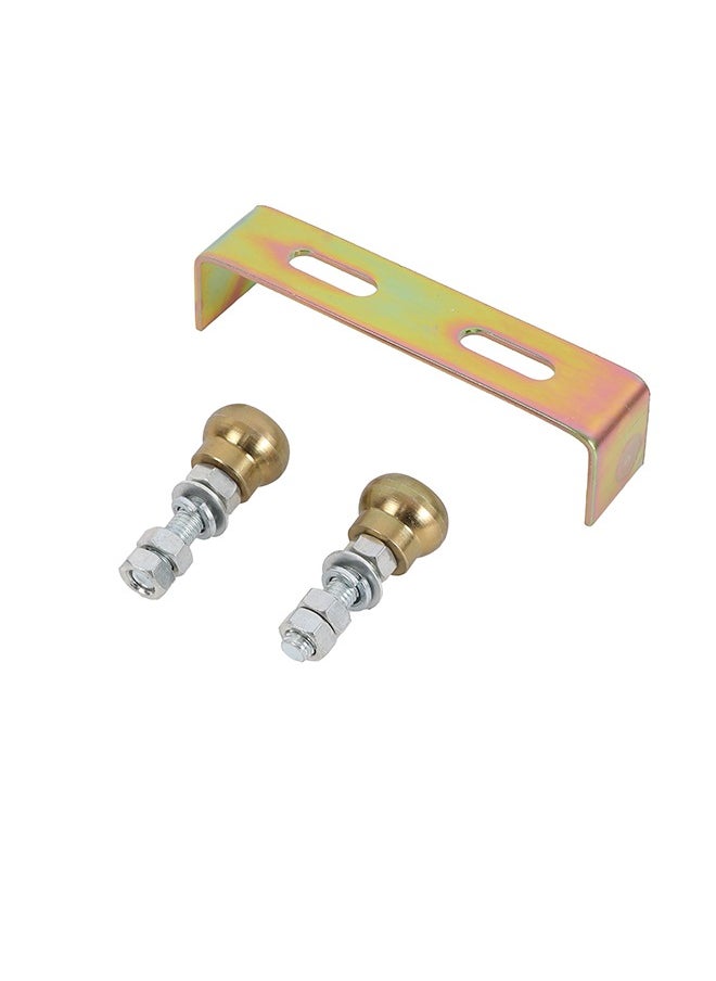 LAWAZIM Sliding Door Roller - Golden Head - Adjustable Dual Rollers for Sliding Gates, Doors Durable Gate Guide Roller with Wall Mount Bracket Indoor/Outdoor Use Anti-Tilt Design for Smooth Operation  - Image 4
