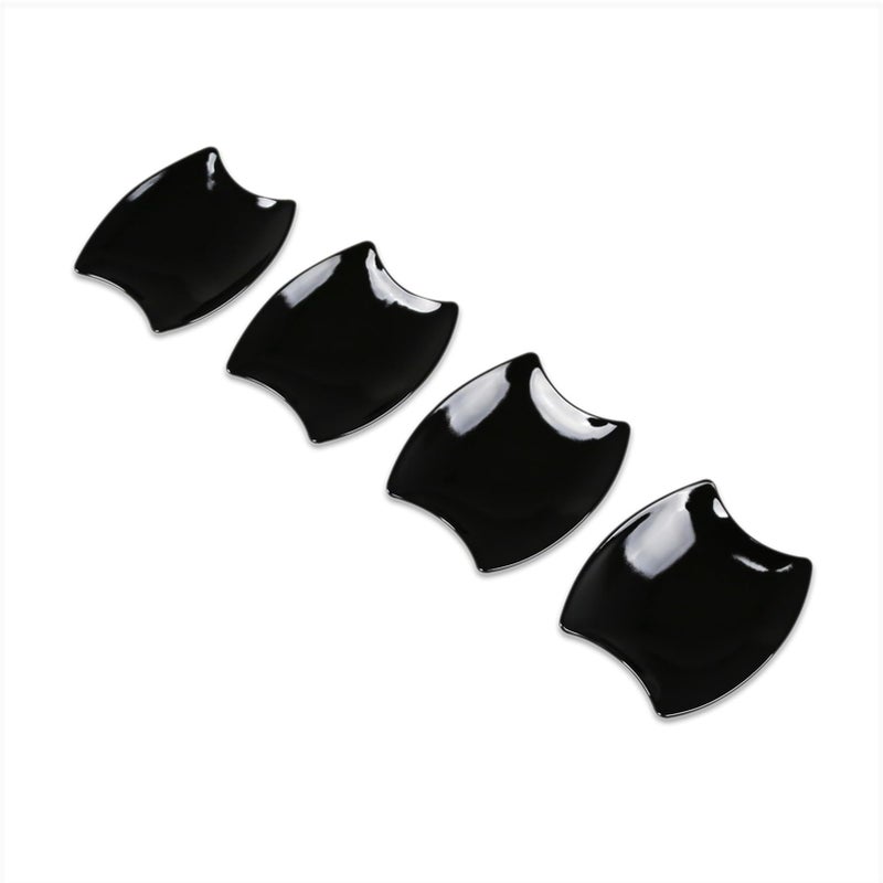 Beautost Fit for Honda New PilotPassport 2025 2026 Door Bowl Handle Cover Trims Piano Black - Image 2