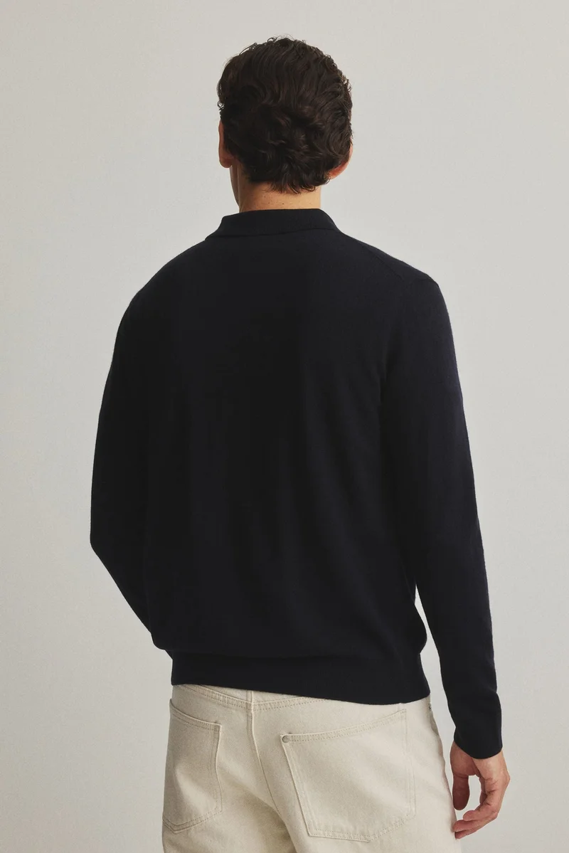 H&M  Regular Fit Wool polo shirt for Men | Best Price UAE