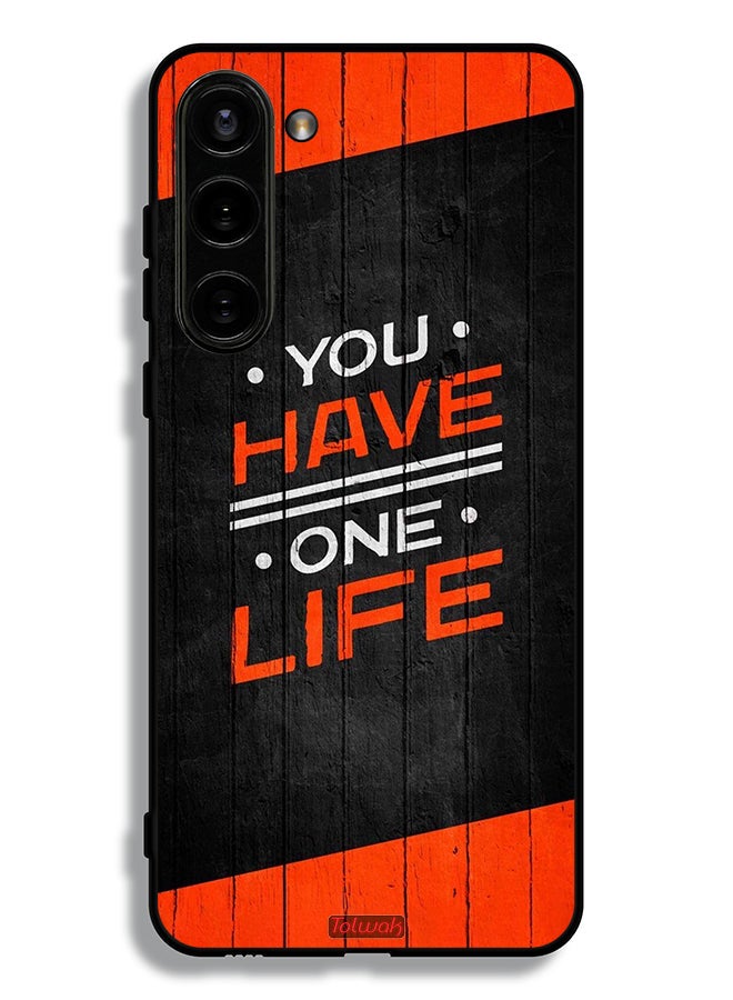 Tolwak Samsung Galaxy S23 5G Protective Case Cover You Have One Life - Image 3