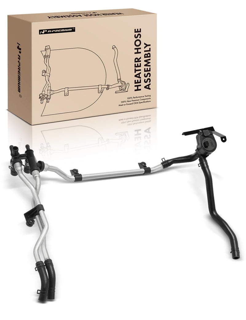 APremium HVAC Heater Hose Pipe Tube Assembly with Auxiliary Coolant Pump Blend Valve Compatible with Nissan Pathfinder 20052012 V6 40L Replace 92408ZL90B 92408ZL90B