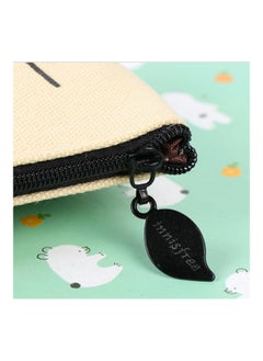 Loquat Canvas Pencil Case Beige/Black  - Image 3