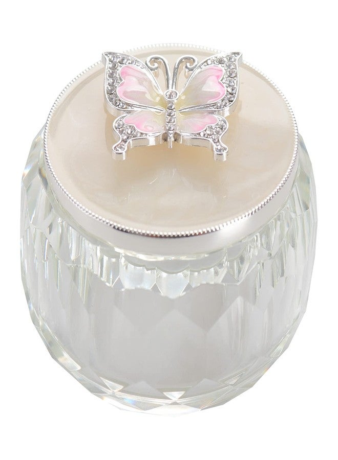 LASODY Butterfly Jewelry Storage Box for Rings Earrings Necklace Treasure Chest Organizer Jewelry Keepsake Gift Box Case for Girl Women (Butterfly w/Big Crystal box, Silver Plate) - Image 5