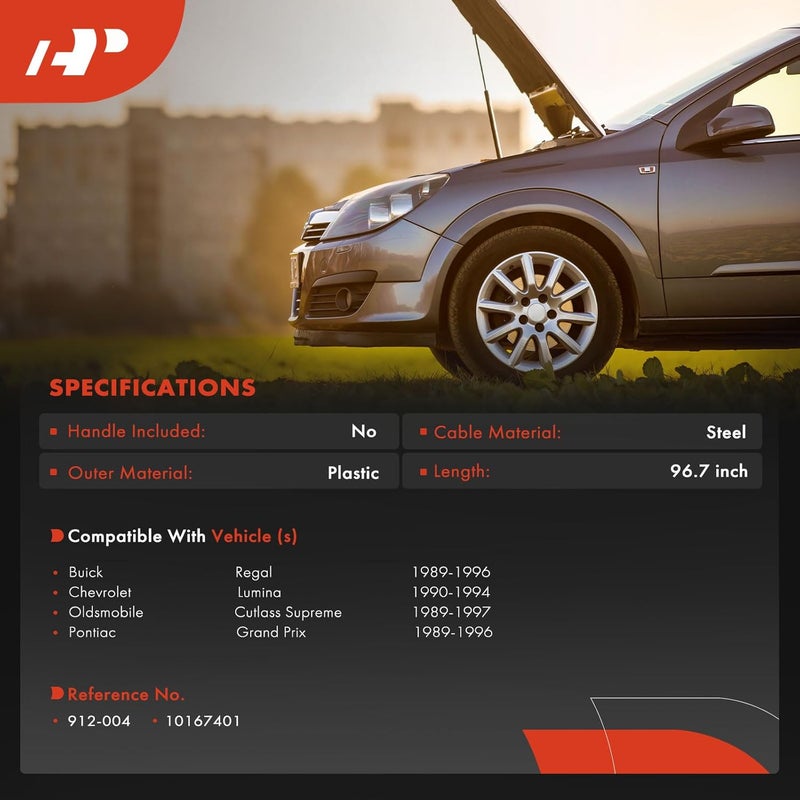 Front Hood Latch Release Cable - Image 2