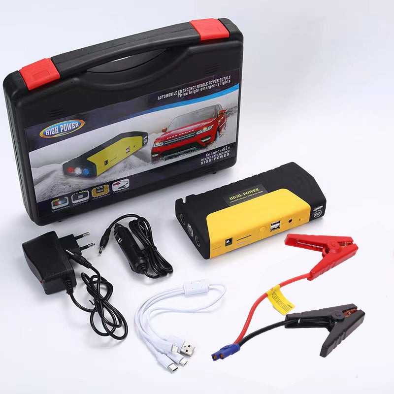 Car Emergency Start Power Supply 12V Strong Car Ride Electric Treasure Large Capacity Battery Ignition Car - Image 2