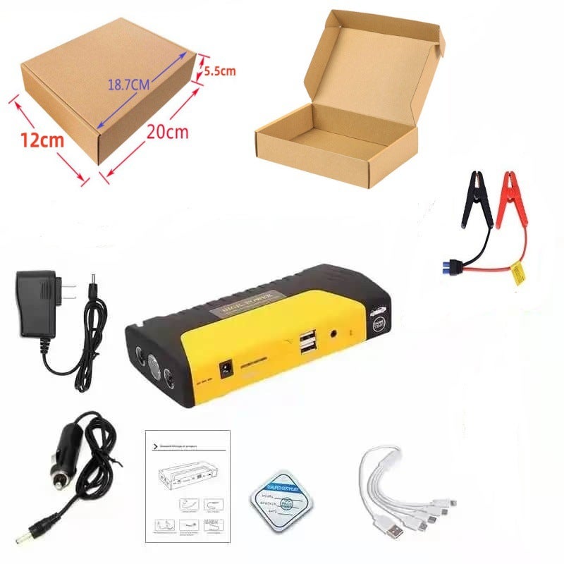 Car Emergency Start Power Supply 12V Strong Car Ride Electric Treasure Large Capacity Battery Ignition Car - Image 1