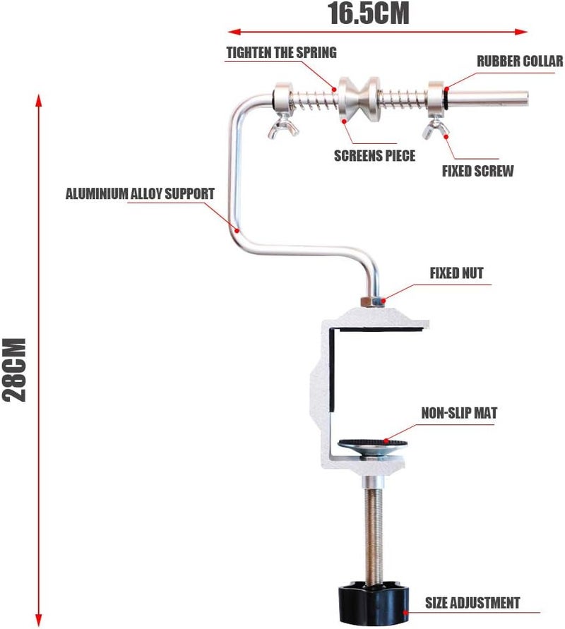 ANGRYFISH Fishing Line Winder with Clamp-Adjustable Stable Protable Spooler Machine-Multifunction Spooling Station System - Image 2