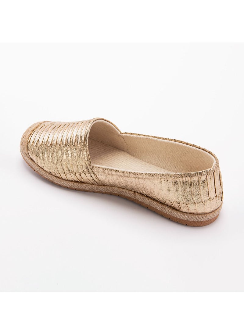 Zahwa - Espadrilles Animal Print Snake Texture - Image 1