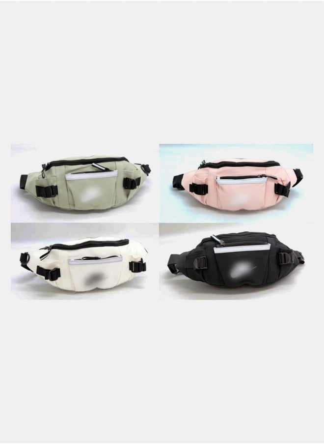 ماركة غير محددة Fashionable waist bag Crossbody Waist Bag, Lightweight Belt Bag for Travel, Walking, Running, Hiking, Cycling, Easy to Carry Any Phone, Wallet (Green)  - Image 2