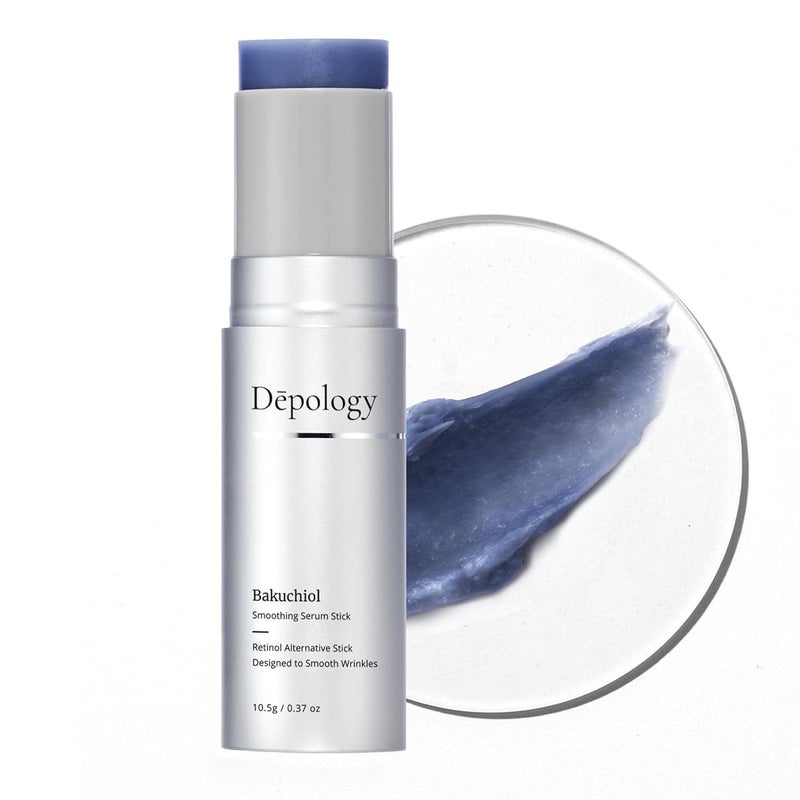 Depology Bakuchiol Smoothing Serum Stick  Hydrating Serum Stick for Wrinkles  Fine Lines  Facial Balm Moisturizer  Korea Beauty  Personal Care