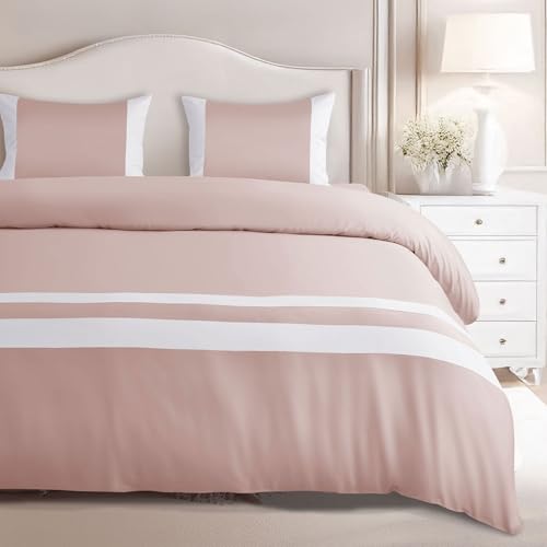 Spread Spain® Botanic Cotton 550 Thread Count Super King Size Bedsheet (108x108) with 2 Pillow Covers (18x27) - Rose - Image 1
