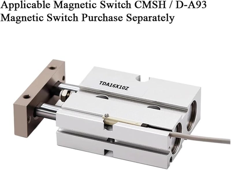 Double Rod Small Pneumatic Cylinder Bore 10mm Stroke 50mm TN Series - Image 5