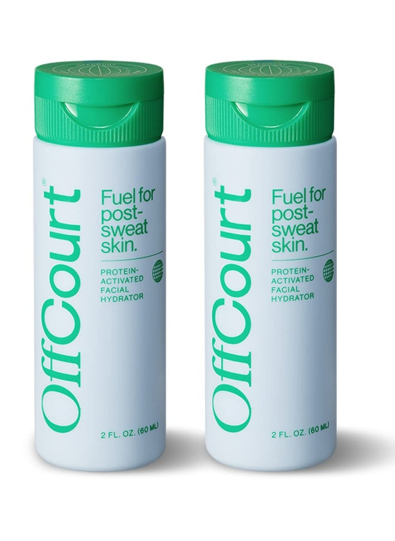 OffCourt OffCourt Face Moisturizer for Men - Light, Non-Greasy, Oil-Free Men’s Face Lotion with Prebiotics and Vitamin C - Hydration and Firmness for All Skin Types (2oz, 2 Pack)  - Image 1