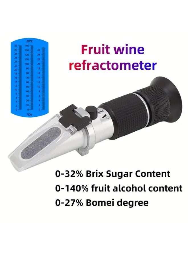 3 In 1 Fruit Wine Refractometer Portable High Precision Sugar Content Tester - Image 1