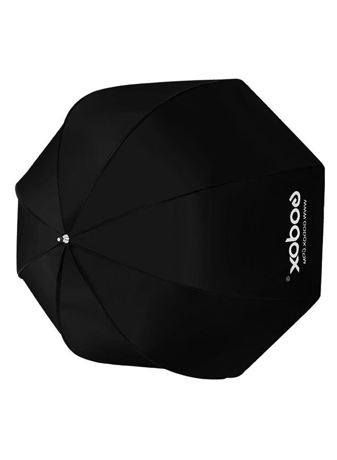 Godox Photo Studio 80cm 31.5in Portable Octagon Umbrella Softbox,190cm Light Stand with Hot Shoe Holder Bracket kit for Flash Speelidte - Image 3