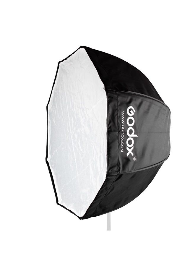 Godox Photo Studio 80cm 31.5in Portable Octagon Umbrella Softbox,190cm Light Stand with Hot Shoe Holder Bracket kit for Flash Speelidte - Image 4
