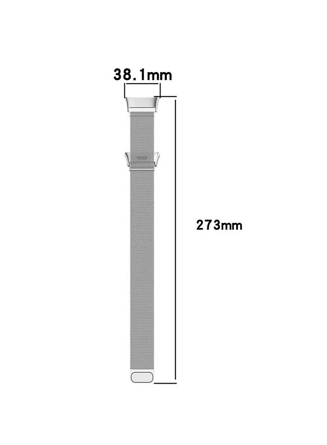 O Ozone Milanese Band Compatible with Redmi Watch 3, Metal Mesh Magnetic loop with Metal Protector Case Replacement Strap Wristband for Women Men - Rose Gold - Image 2