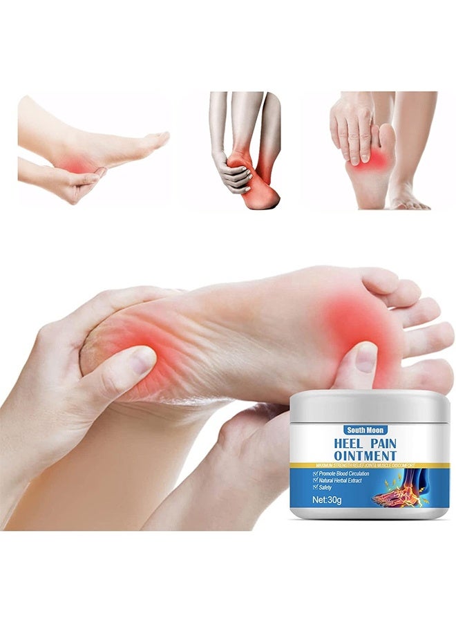SOUTH MOON Heel Pain Ointment Herbal 30g, Ointment Foot Heel Pain Cream, Rheumatism Arthritis Pain Ointment, Foot Sprain Heel Foot Bone Spurs Pain Relief Plaster Heel Pain Ointment Rheumatoid Arthritis Herbal Ointment  - Image 2