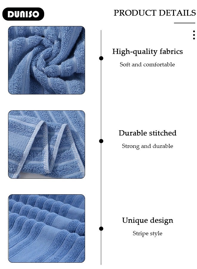 DUNISO Microfiber Bath Towel, Soft Microfiber Absorbent Body Towels, Quick Drying Towel for Multipurpose, Beach Swimming Pool Towels Lightweight Bath Sheets, Use for Spa, Yoga, Fitness, Bathroom 70×140CM  - Image 2