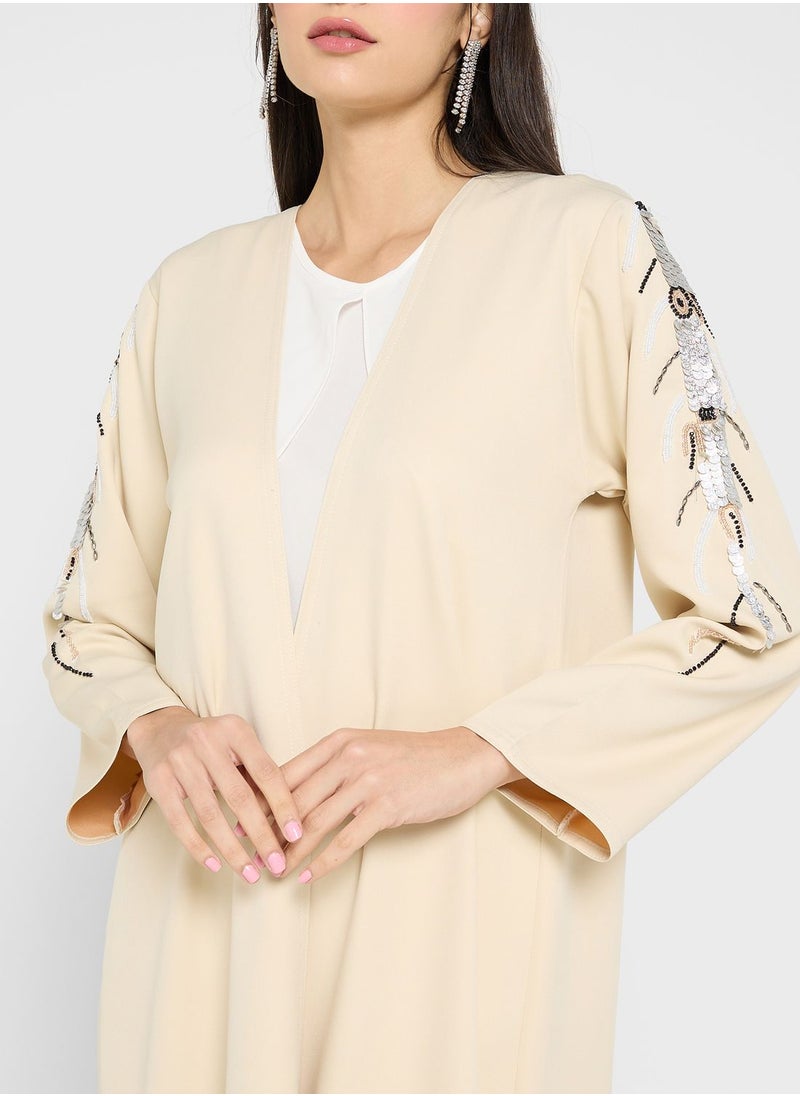 hayas closet - Embellished Detail Abaya - Image 1
