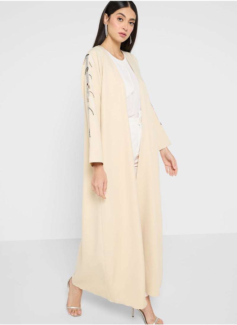 hayas closet - Embellished Detail Abaya - Image 1