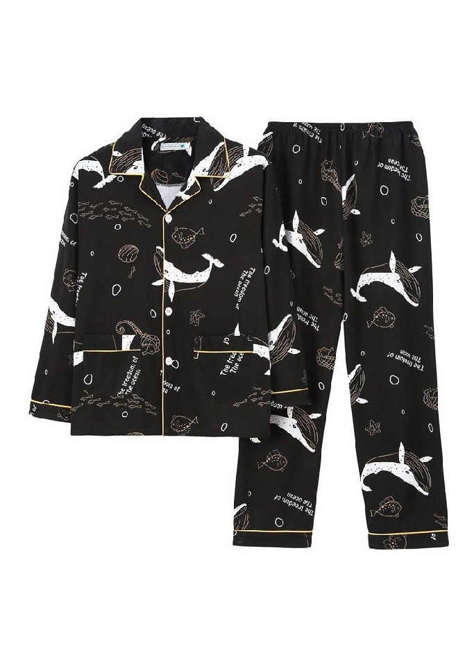 KUYING New Fashion Pajama Two Piece Set
