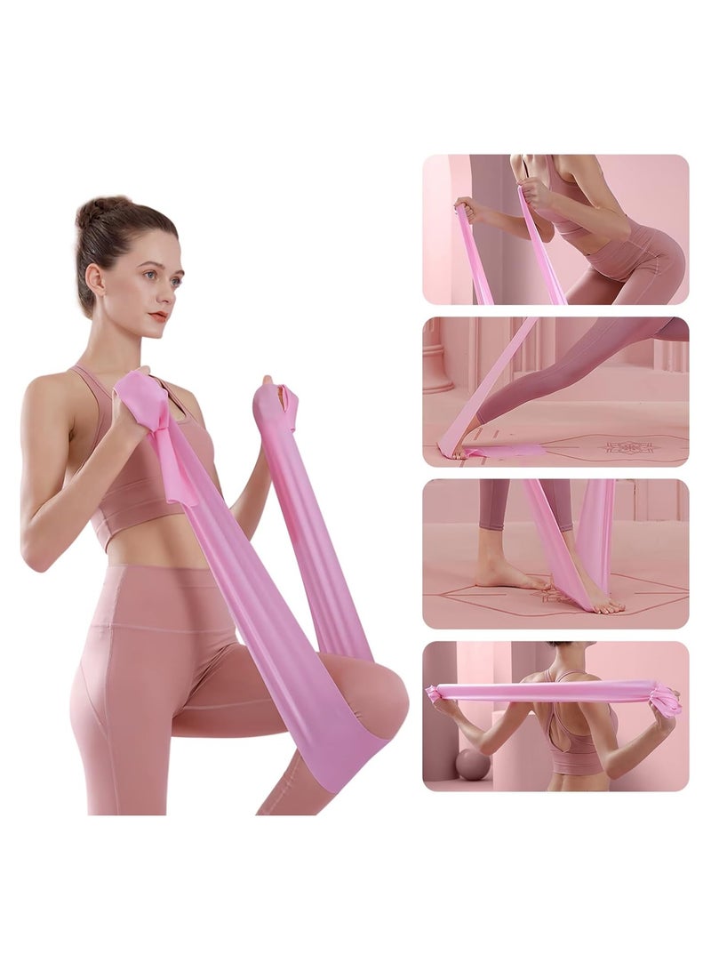 XiuWoo Yoga Sets for Women Pilates At Home Equipment,Hula Hoop, Tension Band, Yoga Ball, Latex Hoop, Massage Ball, Rubber Skipping Rope For Full Body Workouts - Image 2