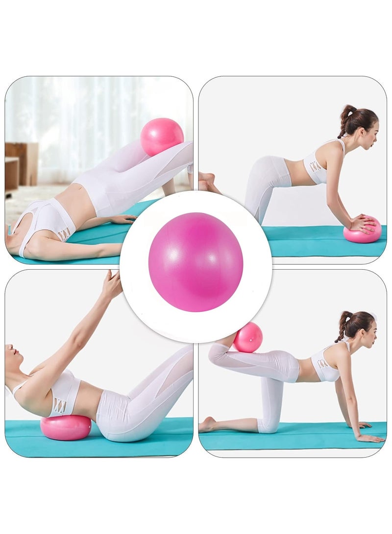 XiuWoo Yoga Sets for Women Pilates At Home Equipment,Hula Hoop, Tension Band, Yoga Ball, Latex Hoop, Massage Ball, Rubber Skipping Rope For Full Body Workouts - Image 4