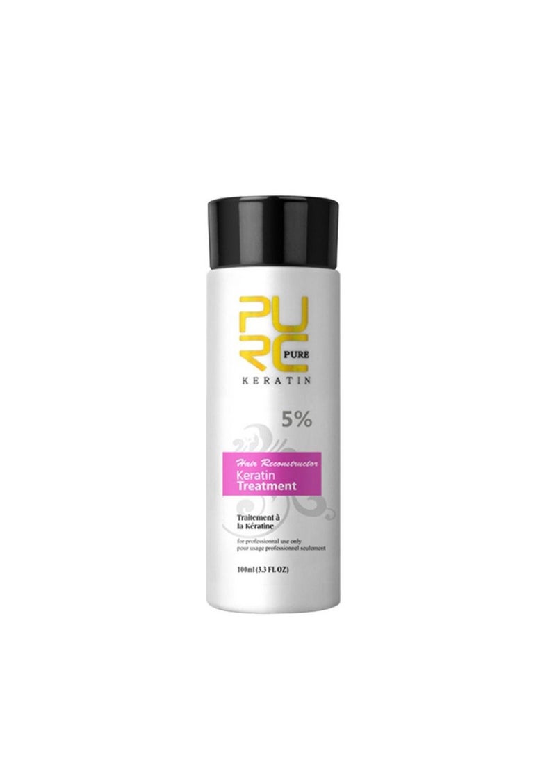 PURC 100ml Permanent Keratin Treatment Formalin Hair Straightening Products Cleaning Shampoo Smoothing Conditioner Curly Hair Care 5%  - Image 1