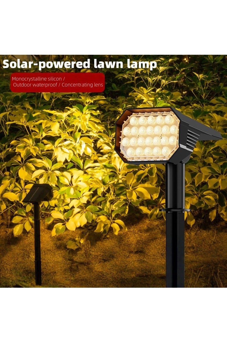 لويال أضواء خارجية تعمل بالطاقة الشمسية، مصابيح حدائق تعمل بالطاقة الشمسية، مصباح شمسي أوتوماتيكي، مقاوم للماء IP65، سهل التركيب، للحديقة، الممر، الفناء، الممرات، المنزل - Image 1