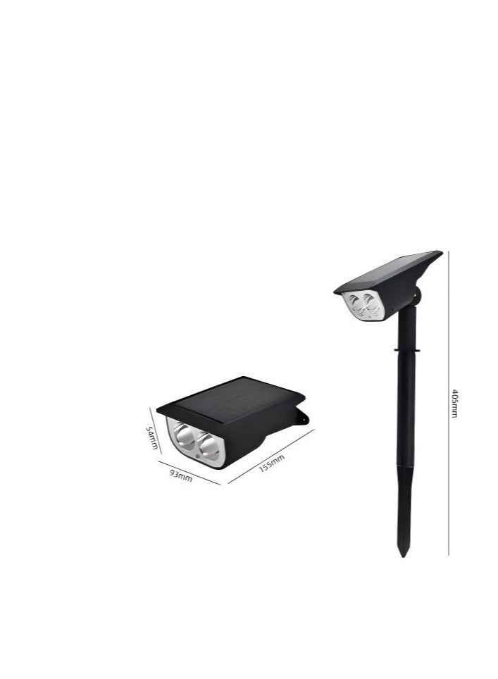 لويال أضواء خارجية تعمل بالطاقة الشمسية، مصابيح حدائق تعمل بالطاقة الشمسية، مصباح شمسي أوتوماتيكي، مقاوم للماء IP65، سهل التركيب، للحديقة، الممر، الفناء، الممرات، المنزل - Image 2