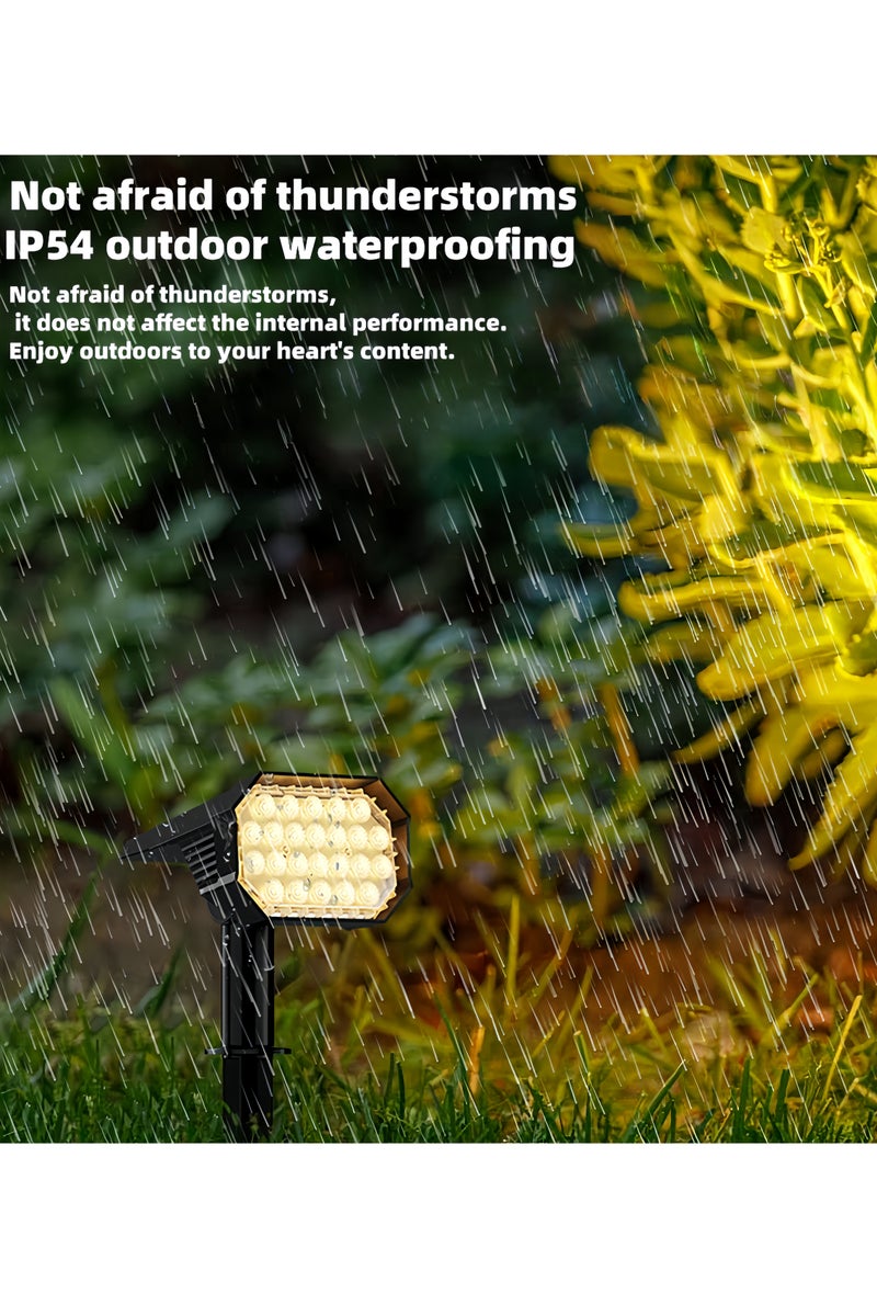 لويال أضواء خارجية تعمل بالطاقة الشمسية، مصابيح حدائق تعمل بالطاقة الشمسية، مصباح شمسي أوتوماتيكي، مقاوم للماء IP65، سهل التركيب، للحديقة، الممر، الفناء، الممرات، المنزل - Image 4