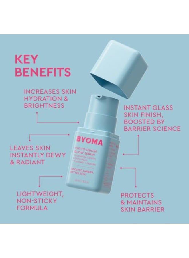 BYOMA Phyto-Mucin Glow Serum, Hydrating Mucin Face Serum, 40ml - Image 3