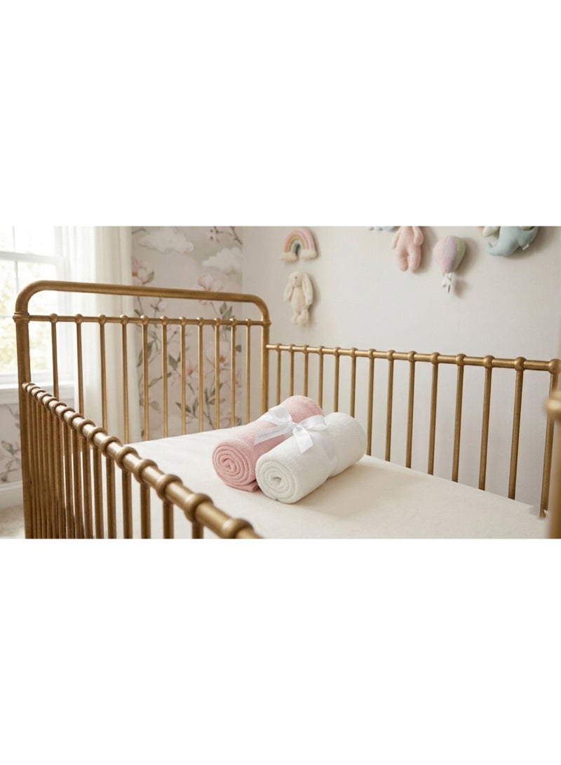 كايندر فالي Petal pink fleece blanket - Image 5