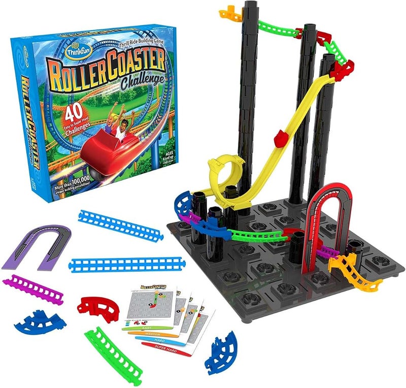 ثينك فان تحدي ترامبولين ThinkFun - لعبة تعليمية STEM ولعبة بناء تعزز مهارات الهندسة مرشحة للجوائز هدية مثالية للأولاد والبنات من عمر 6 سنوات فما فوق - Image 1