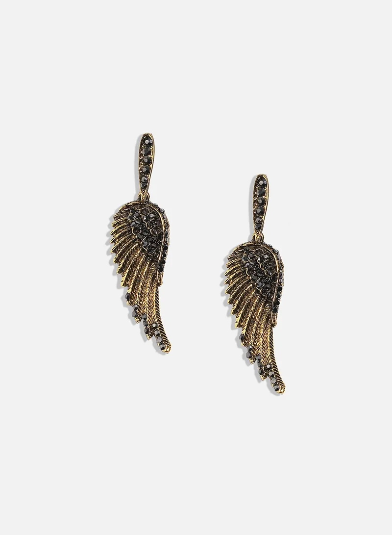 SOHI Angel Wings Artificial Drop Earring Jewellery